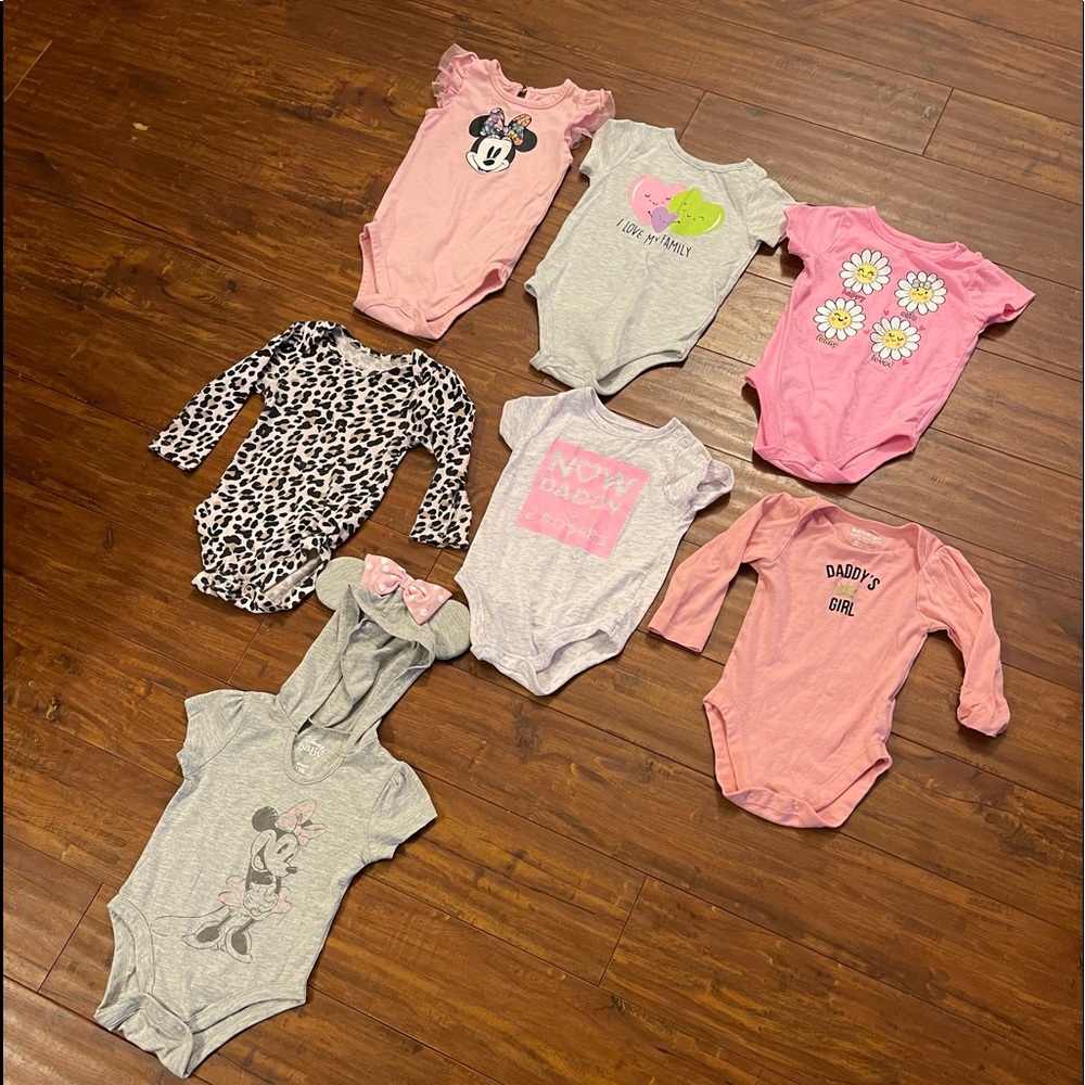 Bundle of 7 baby girl lot